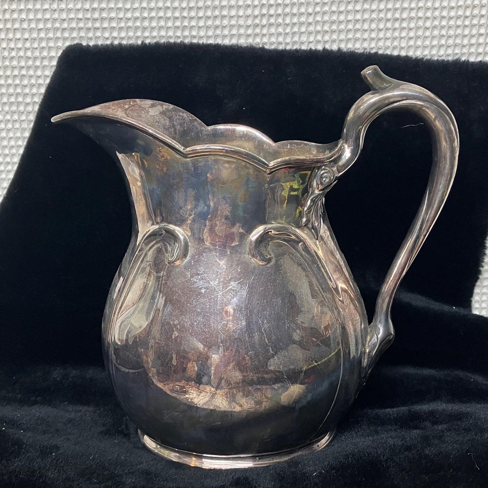 Reed and Barton silver plate, water pitcher